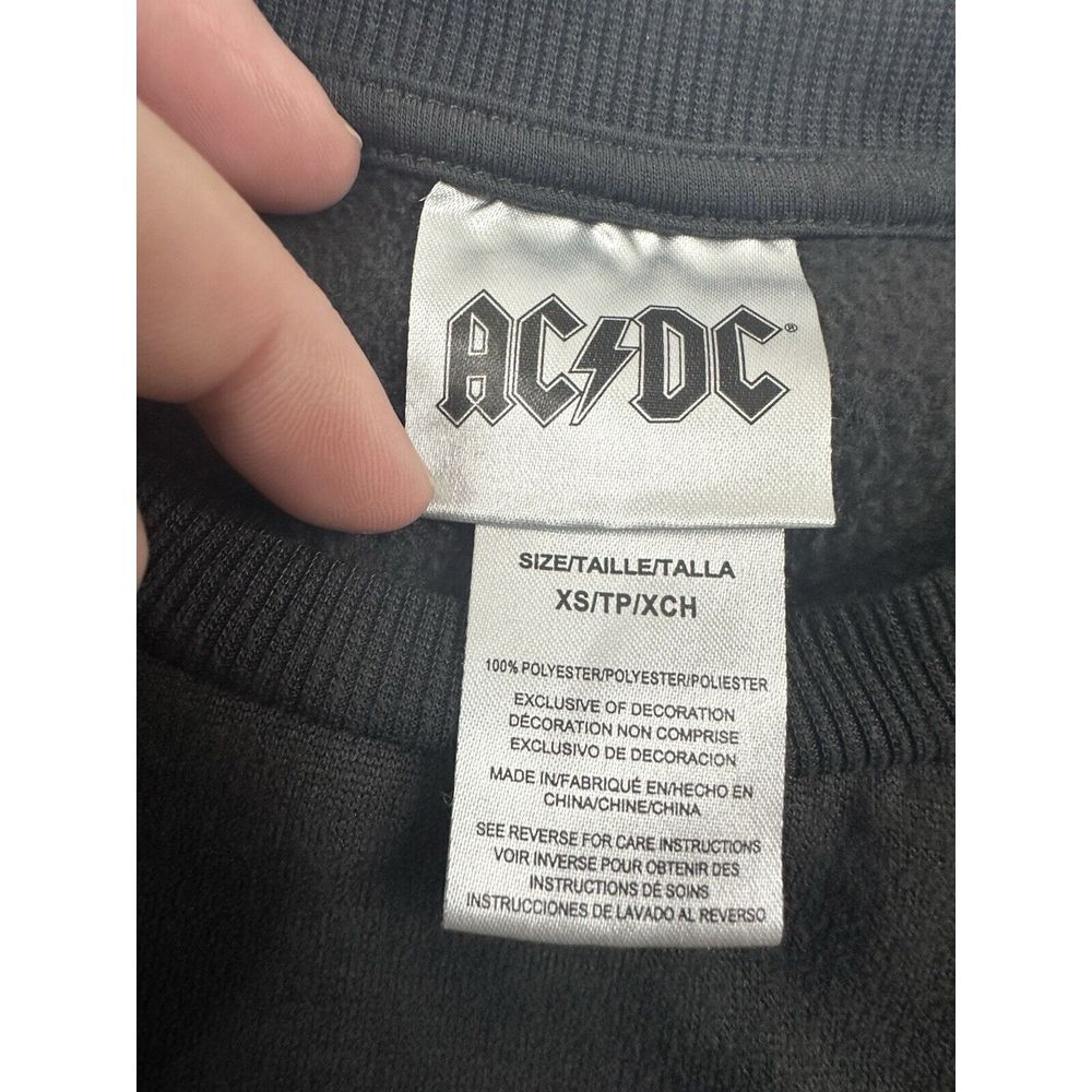 AC/DC Blow Up Your Video Crew‎ Neck Sweatshirt Small * Black - Picture 6 of 6
